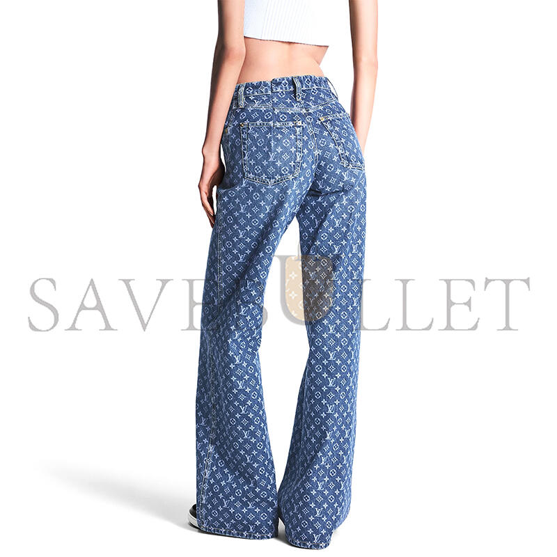 l0vis Vvtt0n monogram flared jeans 1ahenq
